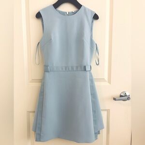 Ted Baker Aline Side Ribbon Bow Light Blue Dress